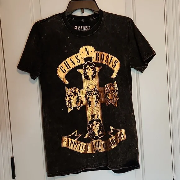 Guns n roses acid wash tshirt - Picture 5 of 5